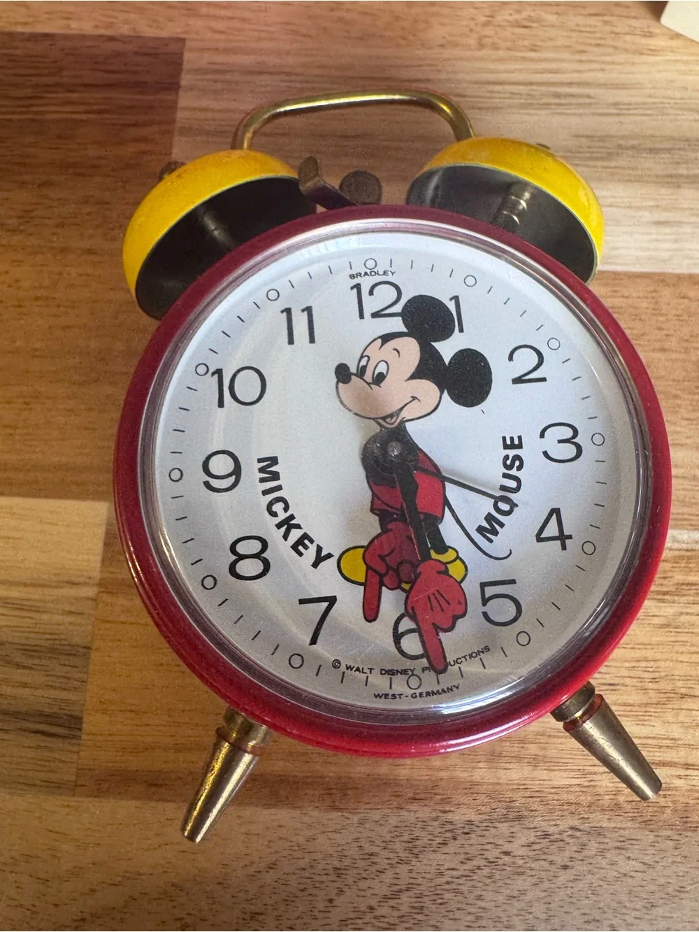 Disney VTG Mickey Mouse Bradley Twin Bell Alarm Clock LORUS, Minnie watch lot
